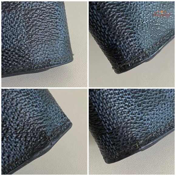 Authentic Louis Vuitton Damier Graphite Coated Canvas Leather Brazza Wallet 2018 - Picture 15 of 15